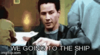 Man Looking At Watch Saying We Going To The Ship GIF