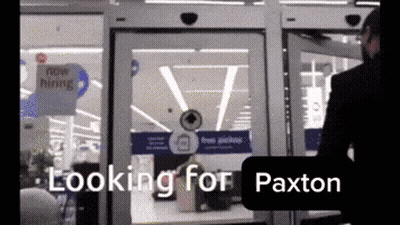Man Looking For Paxton At Store GIF