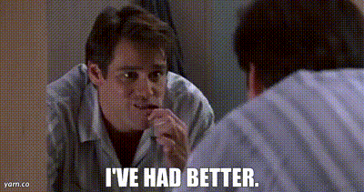 Man Looking In Mirror Saying Had Better GIF