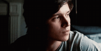 Man Looking Out Window GIF
