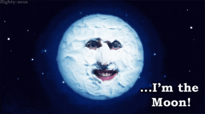 Man Looking Through Telescope Into Outer Space GIF