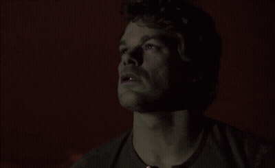 Man Looking Up At Sky At Night GIF