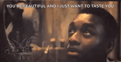 Man Looking Up Saying You're Beautiful GIF
