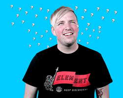 Man Looking Up With Confused Face GIF