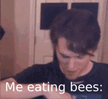 Man Love Eating Bee Meme GIF