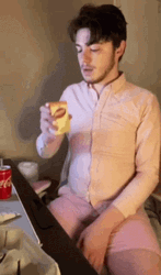 Man Loves Dairy Weight Gain GIF