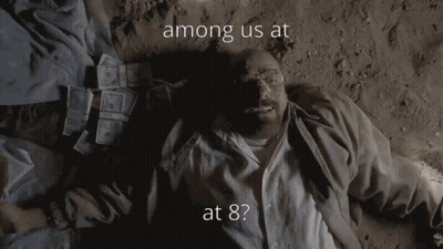 Man Lying Down Among Us At At 8 GIF