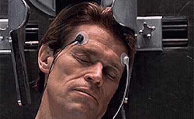 Man Lying Down With Headset On Ear GIF