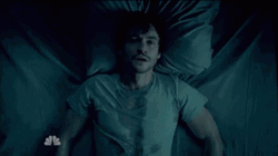 Man Lying In Bed Humidity GIF