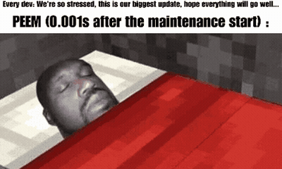 Man Lying In Bed With Red Blanket Peem GIF