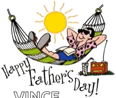 Man Lying In Hammock On Father's Day GIF
