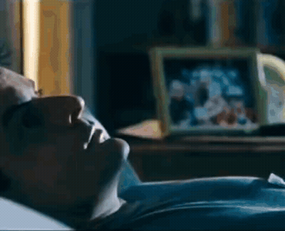 Man Lying In Hospital Bed GIF