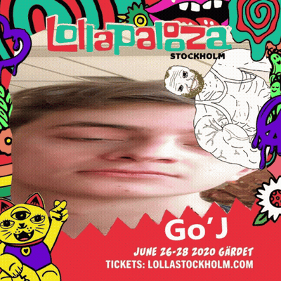 Man Lying On Back At Lollapalooza Stockholm GIF