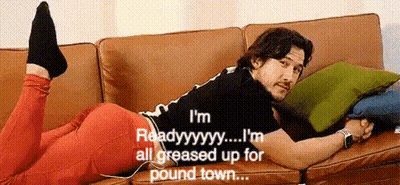 Man Lying On Couch Legs Crossed Says I'm Ready GIF
