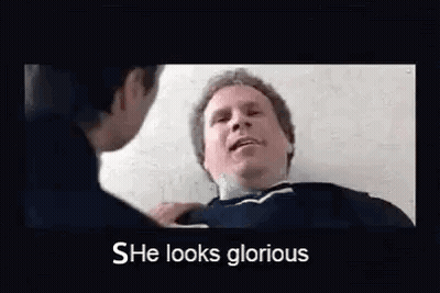 Man Lying On Floor With Glorious Caption GIF