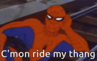 Man Lying On Train Track With Ride My Thang GIF