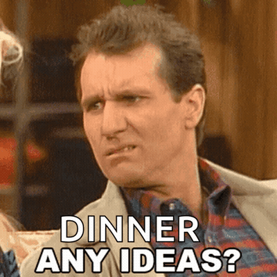 Man Making Face Saying Dinner Any Ideas GIF