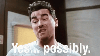 Man Making Face Saying Yes GIF