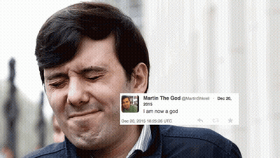Man Making Face With Martin The God Tweet GIF
