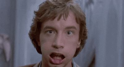Man Making Face With Open Mouth GIF