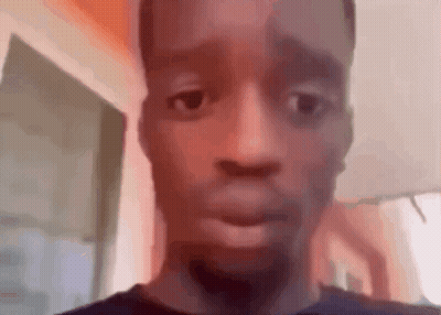 Man Making Funny Face Close Up GIF