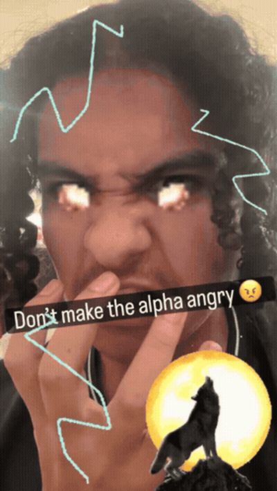 Man Making Funny Face Do Not Make Alpha Angry GIF