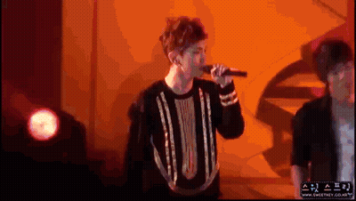 Man Making Funny Face Eyes Closed GIF