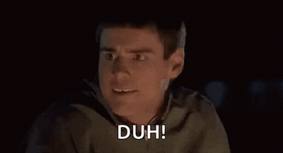 Man Making Funny Face Saying Duh GIF