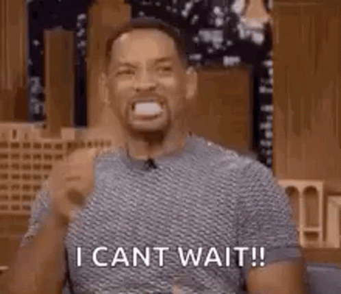 Man Making Funny Face Saying I Can't Wait GIF