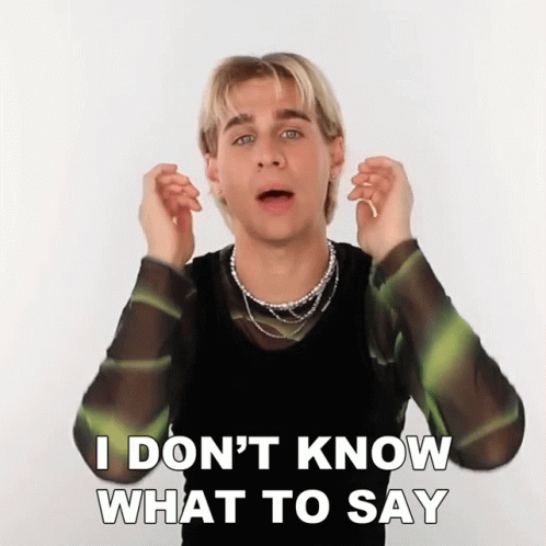 Man Making Funny Face Saying I Don't Know GIF
