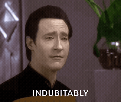 Man Making Funny Face Saying Indubitably GIF