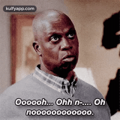 Man Making Funny Face Saying Ooooh Oh Nooooo GIF