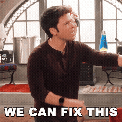 Man Making Funny Face Saying We Can Fix This GIF