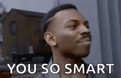 Man Making Funny Face Saying You So Smart GIF