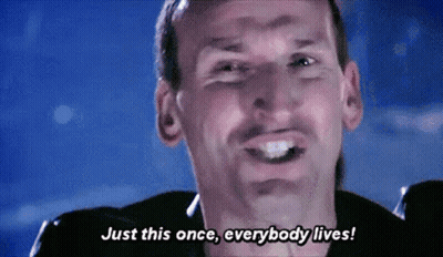 Man Making Funny Face Says Just This Once Everybody Lives GIF