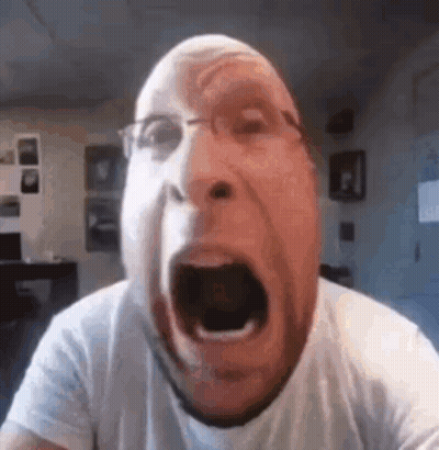 Man Making Funny Face GIF