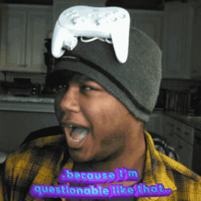 Man Making Funny Face With Bet Logo GIF