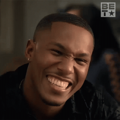 Man Making Funny Face With Bet Logo GIF