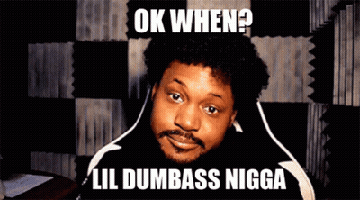 Man Making Funny Face With Caption GIF