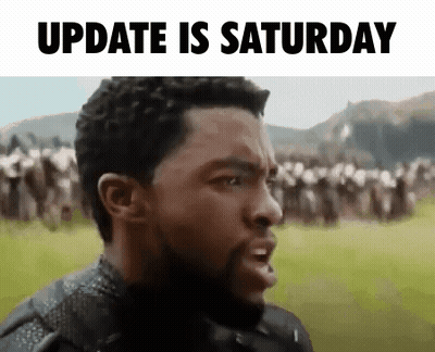 Man Making Funny Face With Update Is Saturday GIF