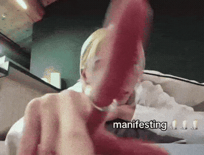 Man Making Heart Shape Manifesting GIF
