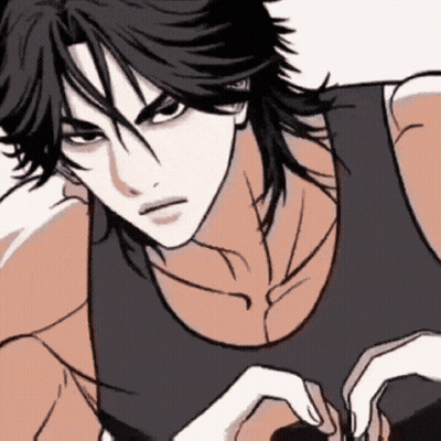 Man Making Heart Shape With Hands GIF