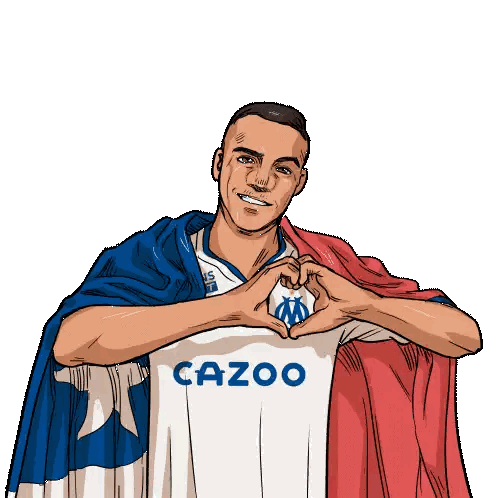 Man Making Heart With Hands Cazoo Sticker