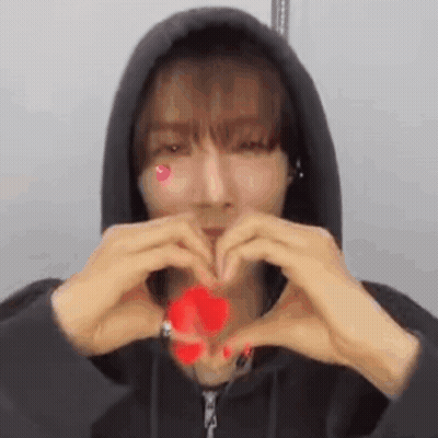 Man Making Heart With Hands GIF
