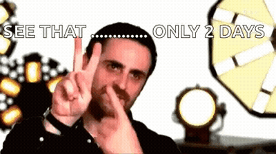 Man Making Peace Sign On Nose GIF