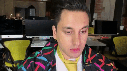 Man Meltdown While Working From Home GIF