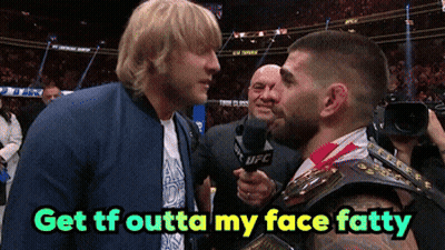 Man Microphone Get TF Outta My Face Fatty GIF