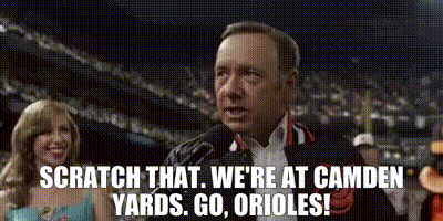 Man Microphone Scratch That Camden Yards Go Orioles