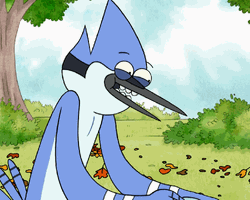 Man Mordecai Drinking GIF