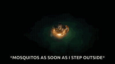 Man Mosquitos As Soon As I Step Outside GIF
